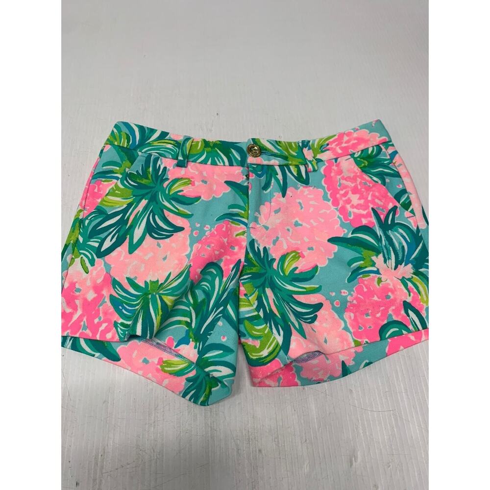 Lilly Pulitzer Shorts Floral Multicolor 2 Women's A5